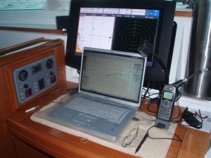 Navigation station © Sailaway Port Douglas . www.sailawayportdouglas.com